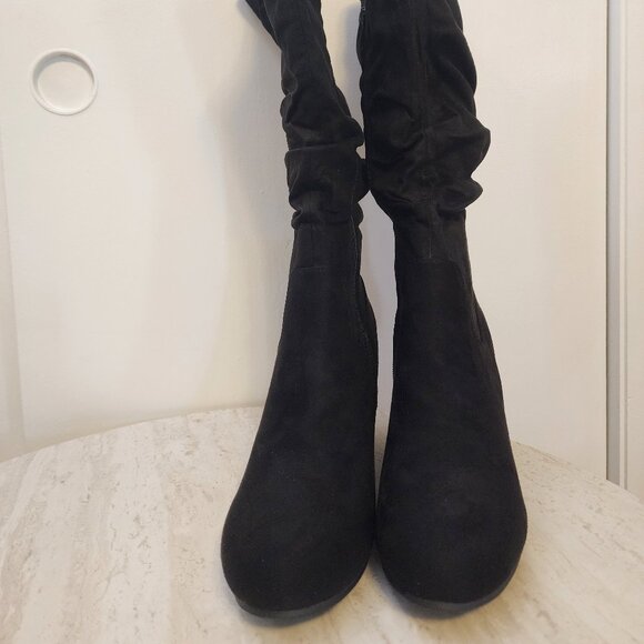 Journee Collection Womens Wid Black 11 -B047 - Picture 4 of 11